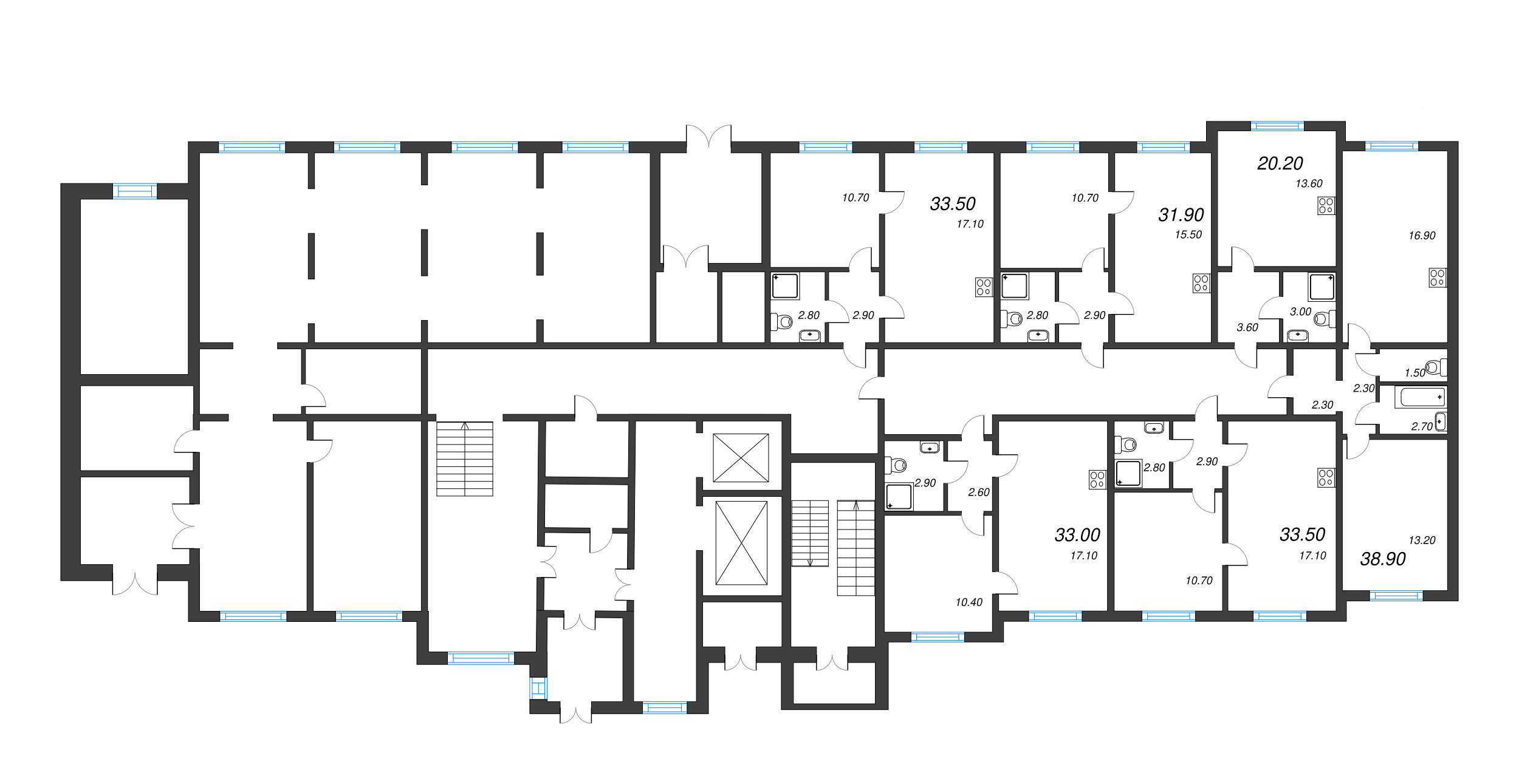 Помещение, 126 м² - планировка этажа