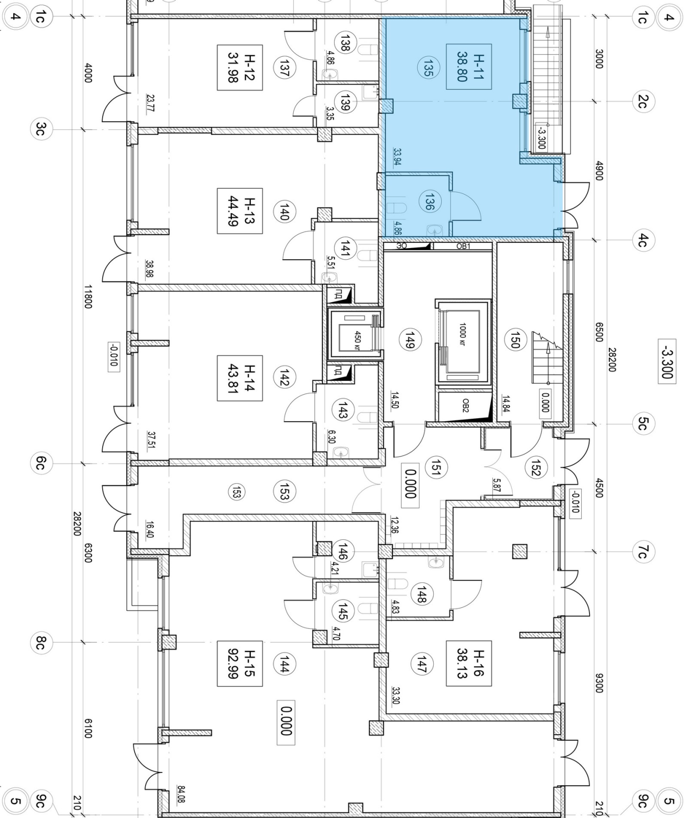 Помещение, 38.8 м² в ЖК "ID Murino II" - планировка, фото №1