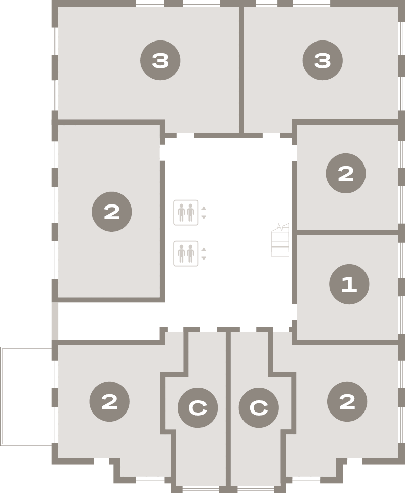 Квартира-студия, 29.2 м² - планировка этажа