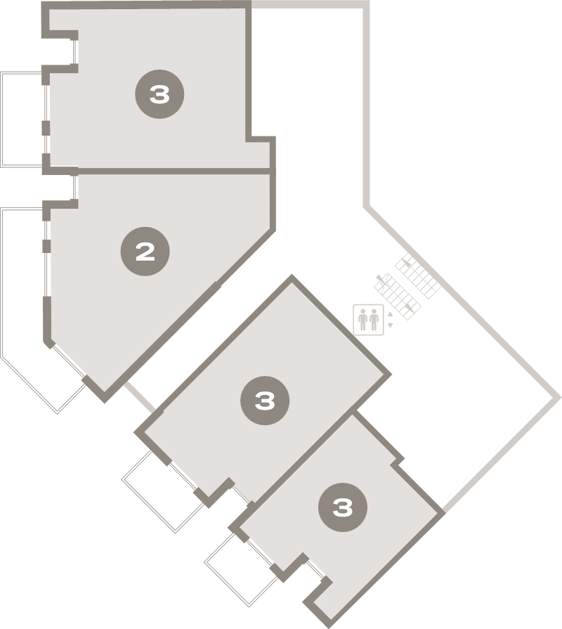 5-комнатная (Евро) квартира, 140.9 м² - планировка этажа