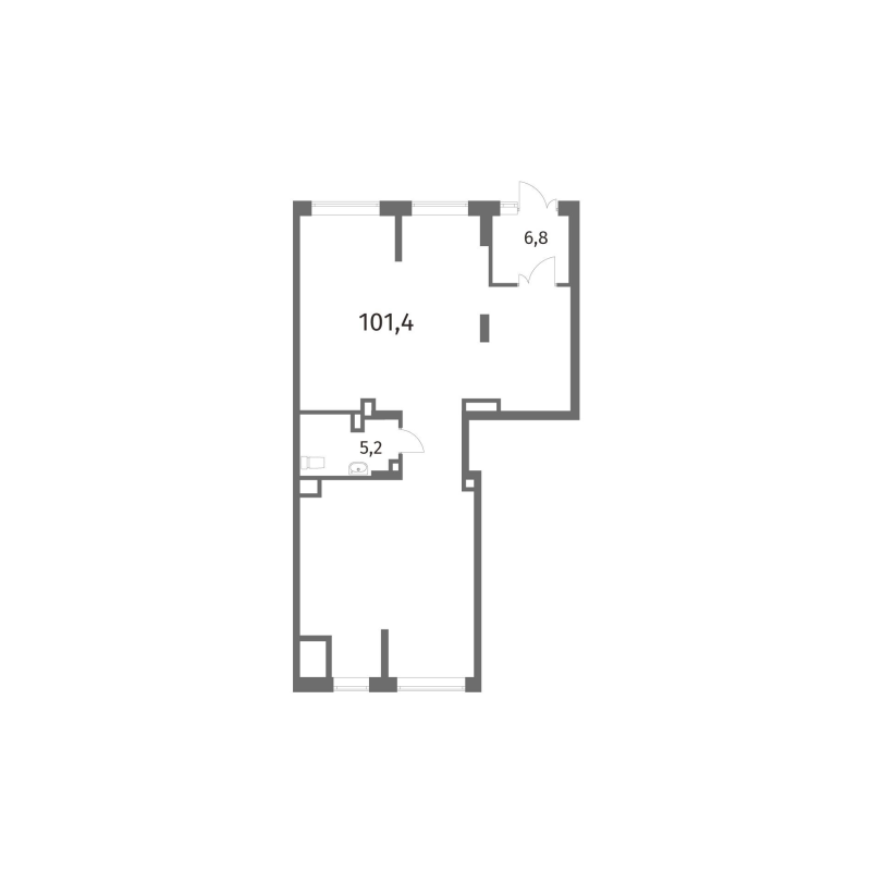 Помещение, 113.45 м² - планировка, фото №1