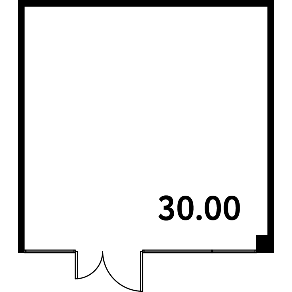 Помещение, 30 м² в ЖК "МОСКО" - планировка, фото №1