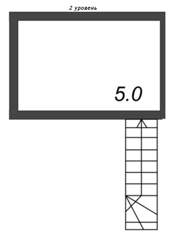 Квартира-студия, 25.3 м² - планировка, фото №2