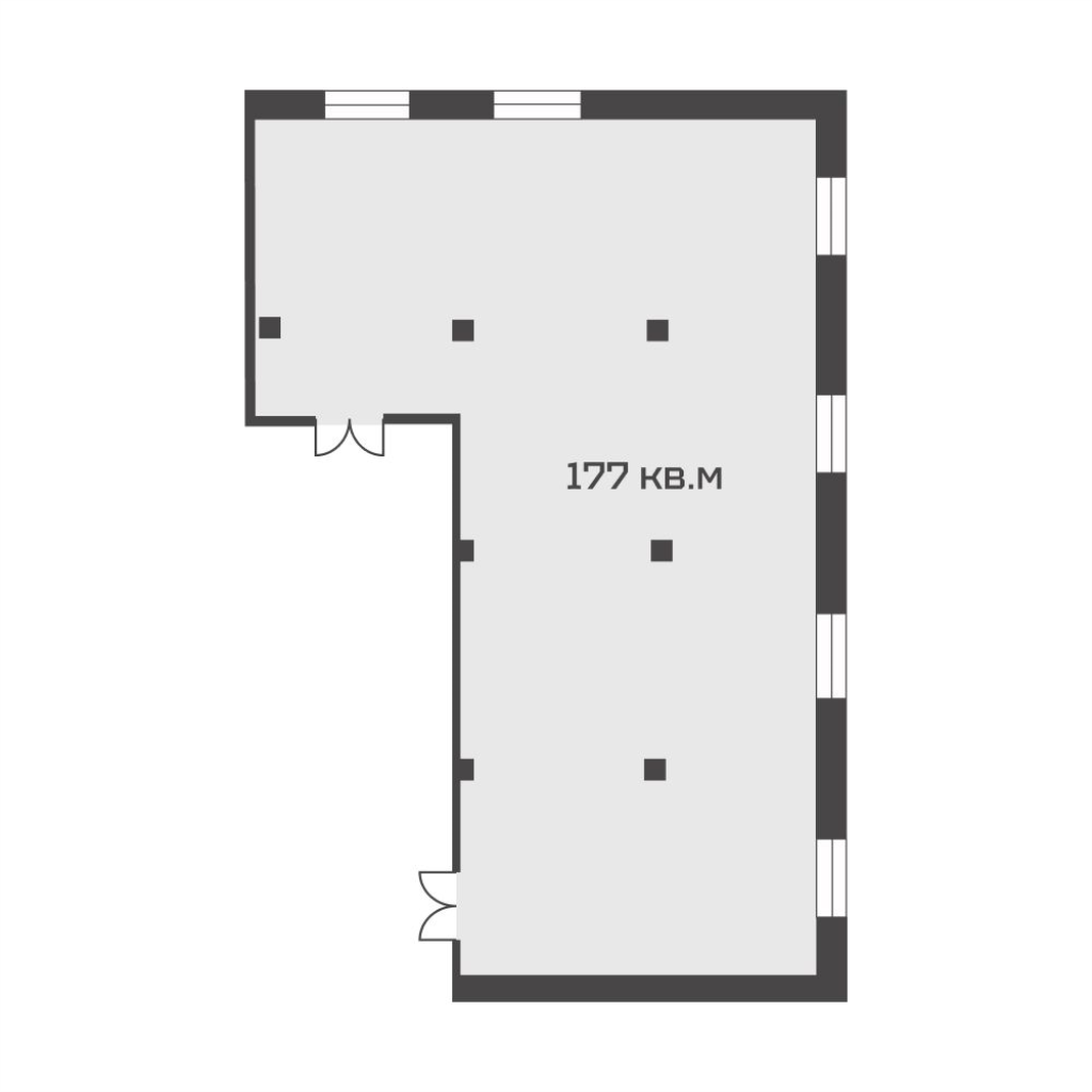 Помещение, 71.89 м² в ЖК "М114" - планировка, фото №1