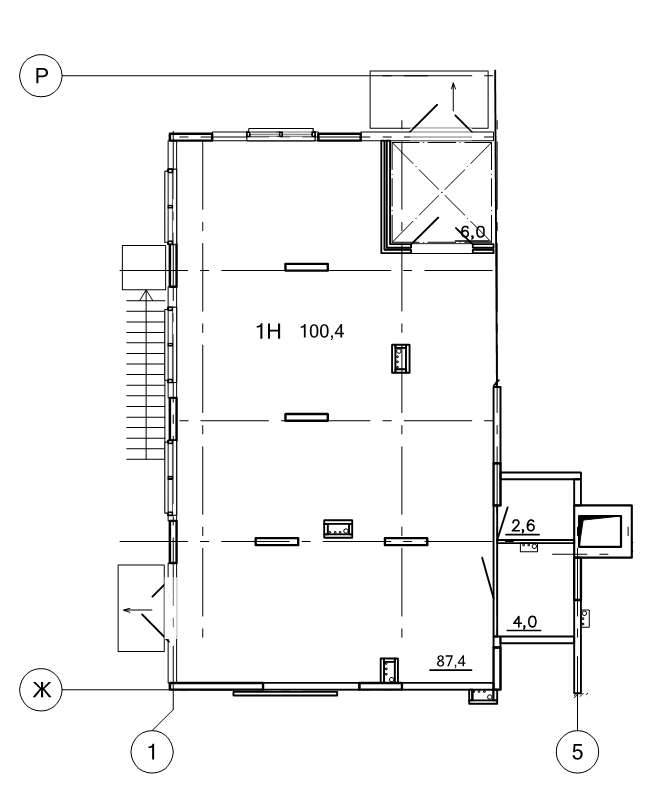 Помещение, 100.4 м² в ЖК "TRE KRONOR" - планировка, фото №1