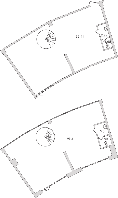 Помещение, 196.2 м² - планировка, фото №1