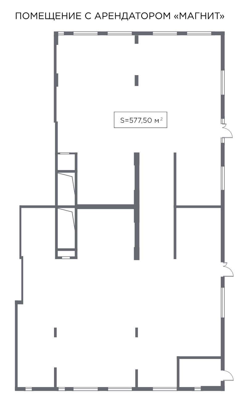 Помещение, 577.5 м² в ЖК "Friends" - планировка, фото №1