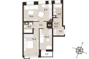 планировка, фото №1