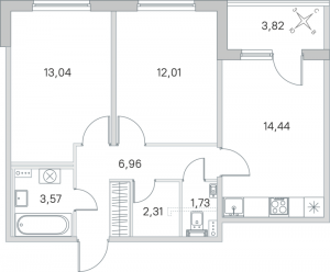 планировка, фото №1