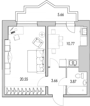 планировка, фото №1