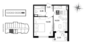 планировка, фото №1