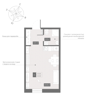 планировка, фото №1