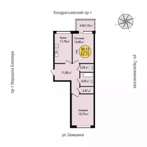 планировка, фото №1