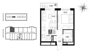 планировка, фото №1