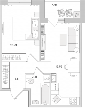 планировка, фото №1