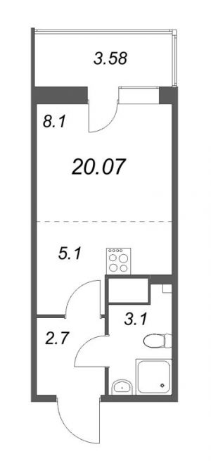 планировка, фото №1
