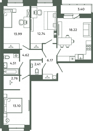 планировка, фото №1