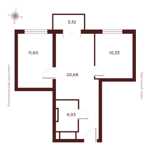 планировка, фото №1