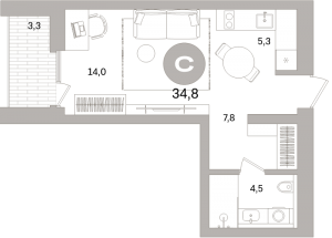 планировка, фото №1