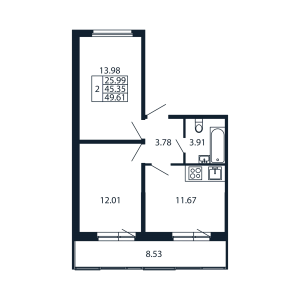 планировка, фото №1
