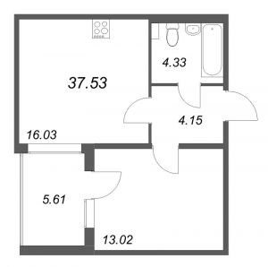 планировка, фото №1