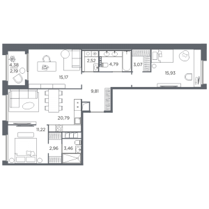 планировка, фото №1