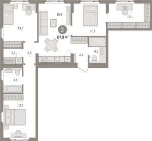 планировка, фото №1