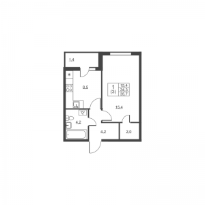 планировка, фото №1