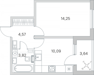 планировка, фото №1