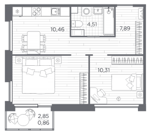 планировка, фото №1