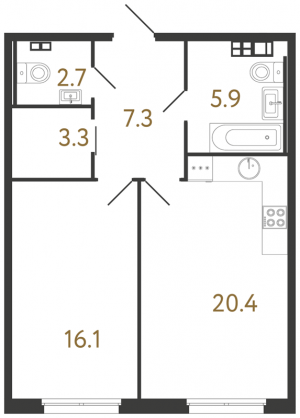 планировка, фото №1