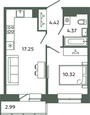 планировка, фото №1