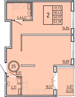 планировка, фото №1