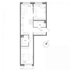 планировка, фото №1