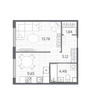 планировка, фото №1