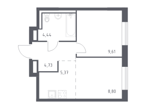 планировка, фото №1