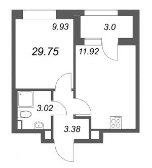 планировка, фото №1