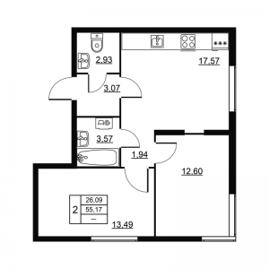 планировка, фото №1