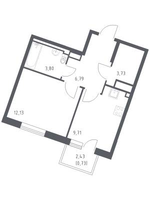 планировка, фото №1