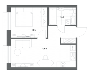 планировка, фото №1