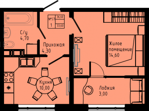 планировка, фото №1