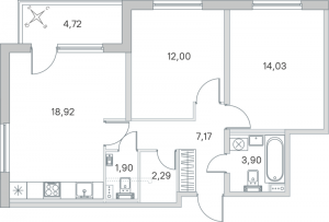 планировка, фото №1