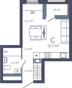 планировка, фото №1