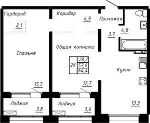 планировка, фото №1