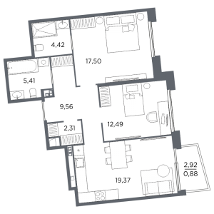 планировка, фото №1