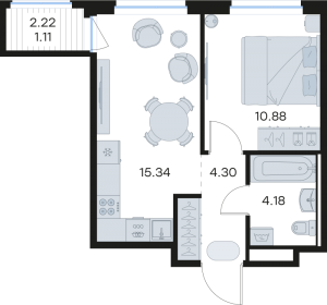 планировка, фото №1