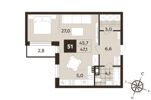 планировка, фото №1