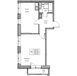 планировка, фото №1