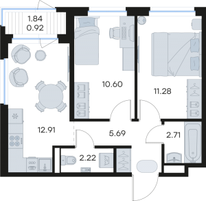 планировка, фото №1