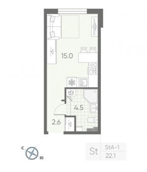 планировка, фото №1